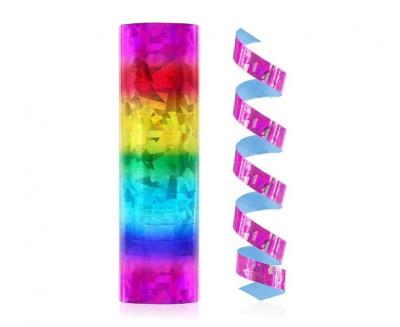 Opakowanie Serpentyna holograficzna tęczowa 4 m
