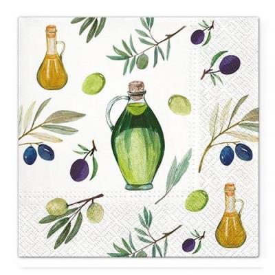 Opakowanie Serwertki Czas na oliwki 33x33cm 20szt