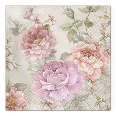 Opakowanie Serwertki Róże 33x33cm 20szt