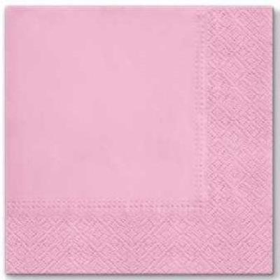 Opakowanie Serwertki Różowe 33x33cm 20szt