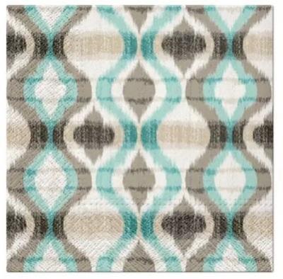 Opakowanie Serwetki African Vibe turkusowe 33x33cm 20szt