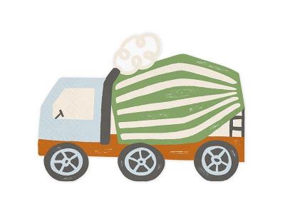 Opakowanie Serwetki Betoniarka 16x13cm 20szt