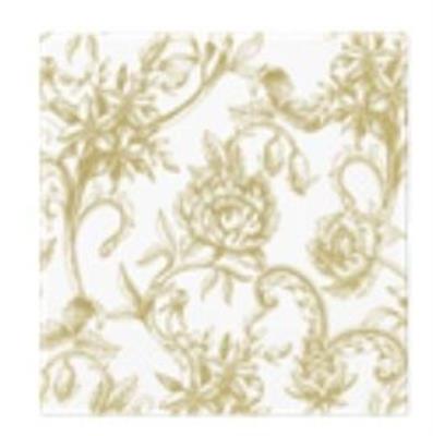 Opakowanie Serwetki brokatowe kwiaty 33x33cm 20szt