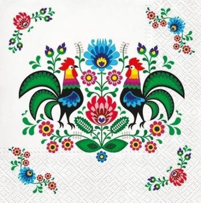 Opakowanie Serwetki Folk 33x33cm 20szt