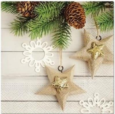 Opakowanie Serwetki Gwiazdki 33x33cm 20szt