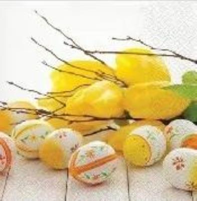 Opakowanie Serwetki Jajka i tulipany 33x33cm 20szt