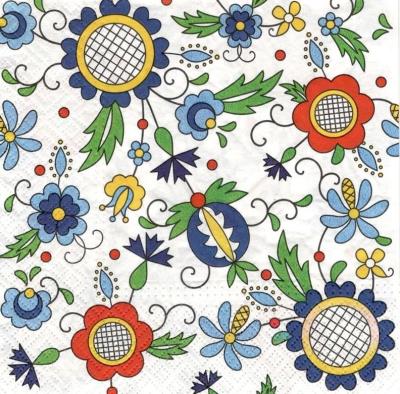 Opakowanie Serwetki Kaszubski styl 33x33cm 20szt