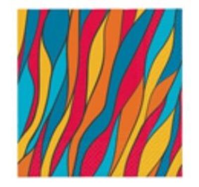 Opakowanie Serwetki Kolorowy płomień 33x33cm 20szt