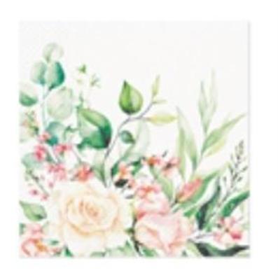 Opakowanie Serwetki kwiatowe chwile 33x33cm 20szt