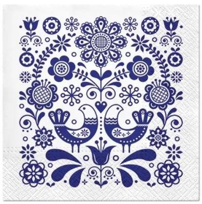 Opakowanie Serwetki Kwiaty lnu 33x33cm 20szt