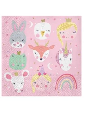 Opakowanie Serwetki Magiczni przyjaciele 33x33cm 20szt