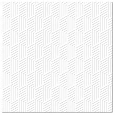 Opakowanie Serwetki Nowoczesne inspiracje białe 33x33cm 20szt