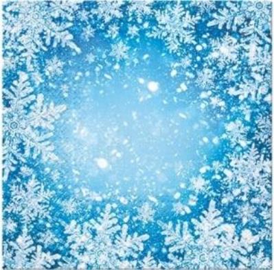 Opakowanie Serwetki Oszronione okno 33x33cm 20szt