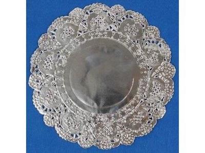 Opakowanie Serwetki papierowe 11cm srebrne 5szt