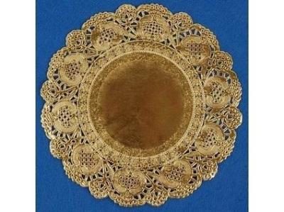 Opakowanie Serwetki papierowe 11cm złote 5szt