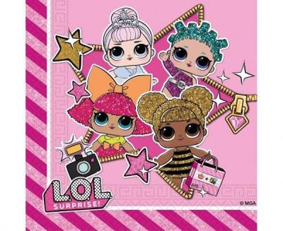 Opakowanie Serwetki papierowe LOL Glitterati 33x33cm 20szt