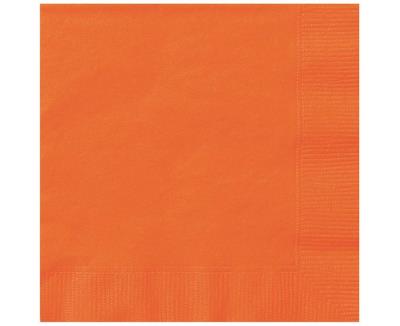 Opakowanie Serwetki papierowe pomarańczowe 20szt