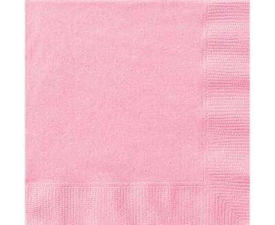 Opakowanie Serwetki papierowe różowe 25x25cm 20szt