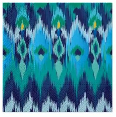 Opakowanie Serwetki Pawie pióra 33x33cm 20szt