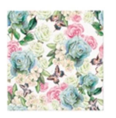 Opakowanie Serwetki proszkowy ogród 33x33cm 20szt