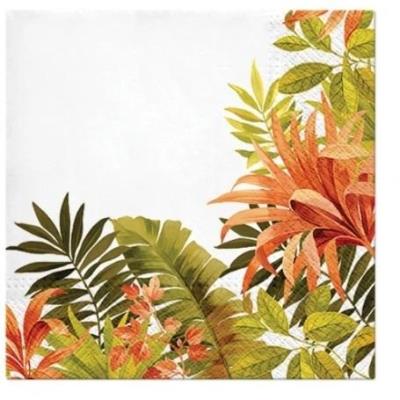Opakowanie Serwetki Rośliny egzotyczne 33x33cm 20szt