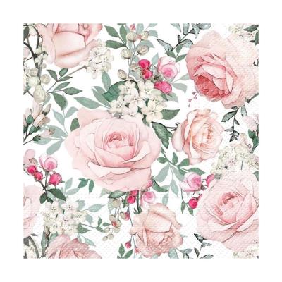 Opakowanie Serwetki Róże 33x33cm 20szt