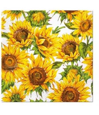 Opakowanie Serwetki Słoneczniki 33x33cm 20szt