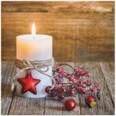 Opakowanie Serwetki Świąteczne światło 33x33cm 20szt