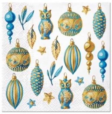 Opakowanie Serwetki Świąteczny blask 33x33cm 20szt