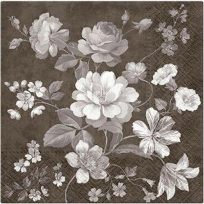 Opakowanie Serwetki Tajemniczy brąz 33x33cm 20szt