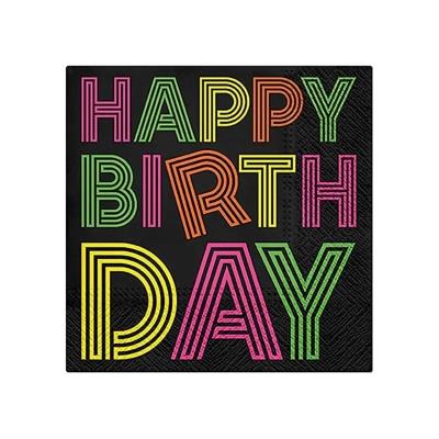 Opakowanie Serwetki Urodziny 25x25cm 20szt