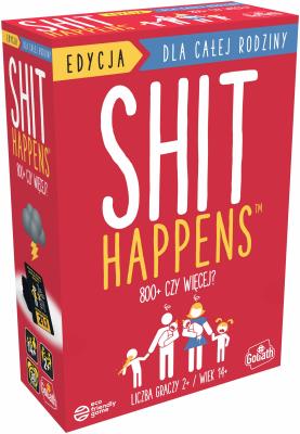 Shit Happens Grunt to rodzinka. Wydawca: Goliath. SmakLiter.pl Opakowanie Shit Happens Grunt to rodzinka