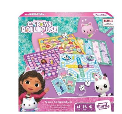 Shuffe Kaledoskop gier Koci Domek Gabi. Wydawca: Cartamundi. SmakLiter.pl Opakowanie Shuffe Kaledoskop gier Koci Domek Gabi