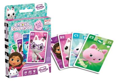 Shuffe Koci Domek Gabi 4w1. Wydawca: Cartamundi. SmakLiter.pl Opakowanie Shuffe Koci Domek Gabi 4w1