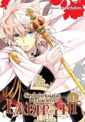 Okładka książki Siedmiu książąt i tysiącletni labirynt 01 + naklejki