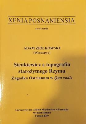 Okładka książki Sienkiewicz a topografia starożytnego Rzymu