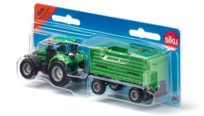 Opakowanie Siku Farmer - Deutz-Fahr z przyczepą Fortuna