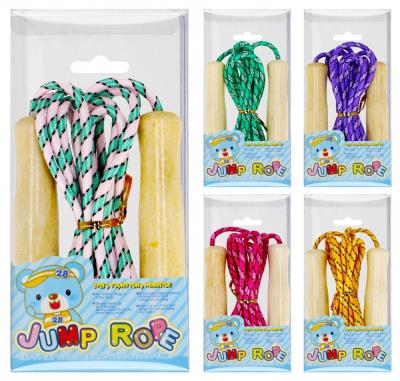 Opakowanie Skakanka drewniana 1 szt.mix