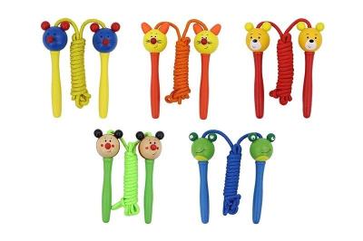 Opakowanie Skakanka drewniana - zwierzątka mix