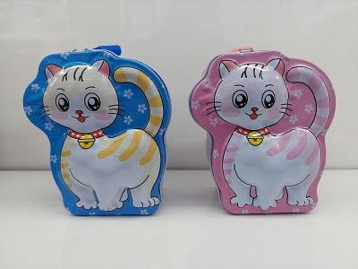 Skarbonka metalowa Kotek z kłódką MIX. Wydawca: ADAR. SmakLiter.pl Opakowanie Skarbonka metalowa Kotek z kłódką MIX