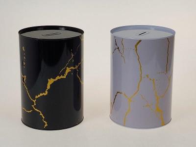 Opakowanie Skarbonka metalowa Marmur MIX