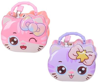 Opakowanie Skarbonka metalowa z motywem kotka MIX