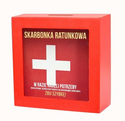 Opakowanie Skarbonka ratunkowa