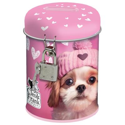 Opakowanie Skarbonka z kłódką Różowy szczeniak DERFORM