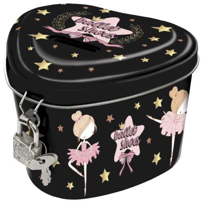 Opakowanie Skarbonka z kłódką serce Baletnica 12 DERFORM