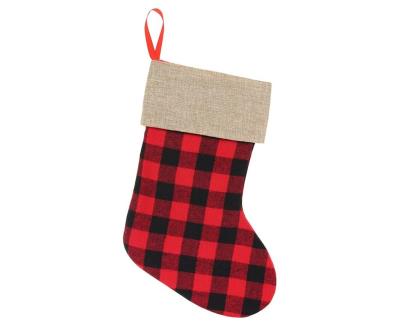 Opakowanie Skarpeta świąteczna czerwono-czarna rozm. 40,5cm