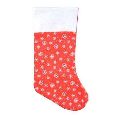 Opakowanie Skarpeta świąteczna ze śnieżynkami