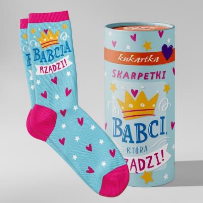 Opakowanie Skarpetki Babcia rządzi
