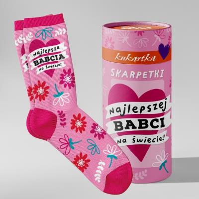 Opakowanie Skarpetki Najlepsza Babcia na świecie