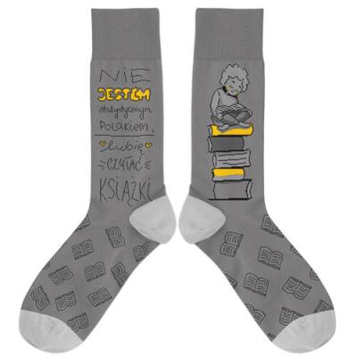 Opakowanie Skarpetki Nie jestem statystycznym Polakiem, lubię czytać książki 37/41